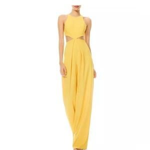 Alice + Olivia yellow Jumpsuit sz 4